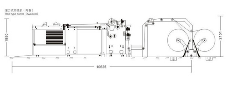 Paper Roll to Sheeter Machine