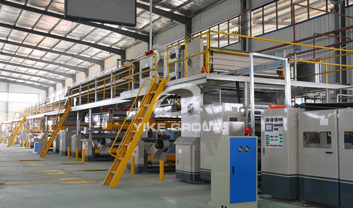 3 Ply Automatic Corrugated Cardboard Production Line